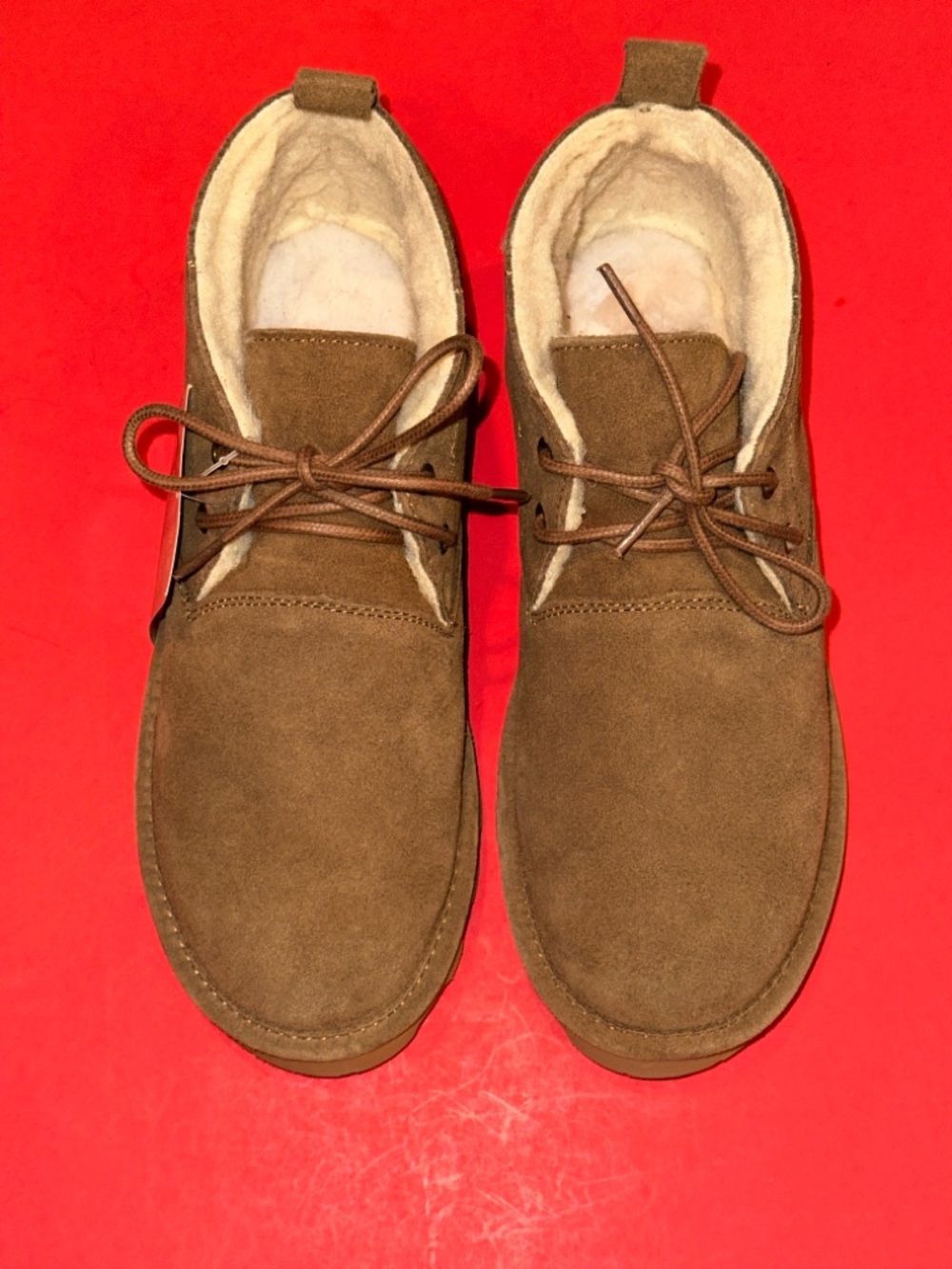 Bearpaw Spencer Suede Boot 2055m Hickory Size 9 US Medium NWOB NWT